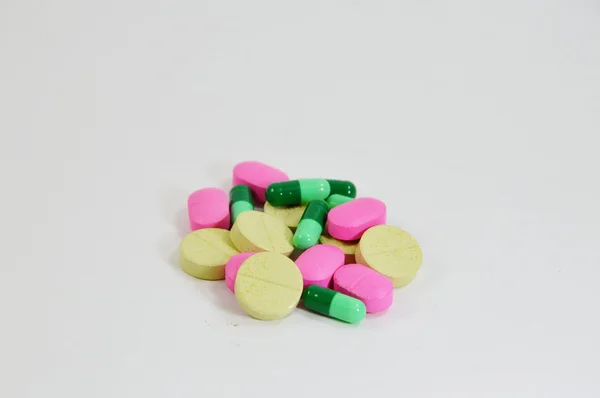 Pílula e cápsula — Fotografia de Stock