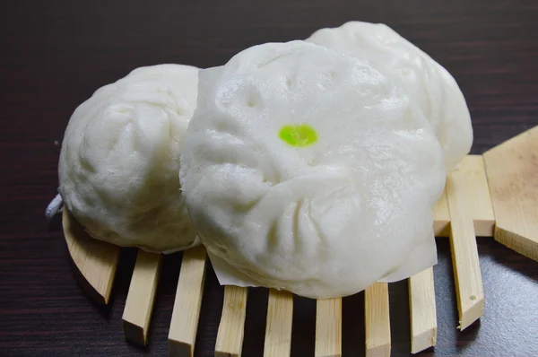 Vegetable steamed  bun — Stock Photo, Image