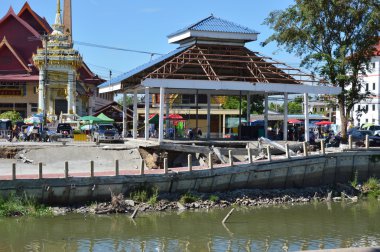 İskele daraltmak kuru kanal