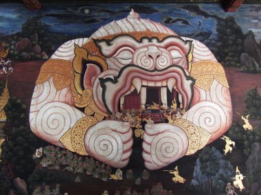 Hanuman Tay resmi bulunan bir rahiplik Zümrüt Buda Tapınağı