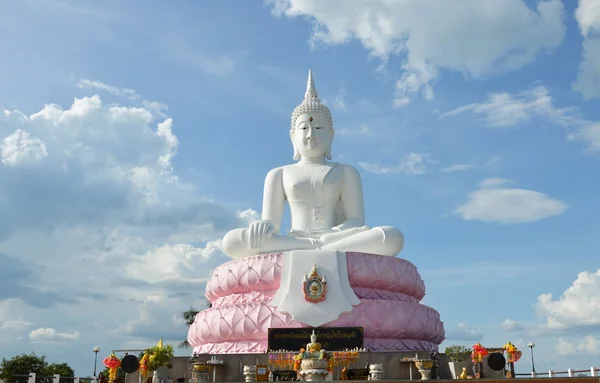 Big white Buddha in outdoor — Stock Photo, Image