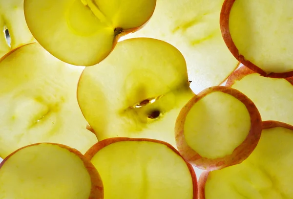 Apple slicing — Stock Photo, Image