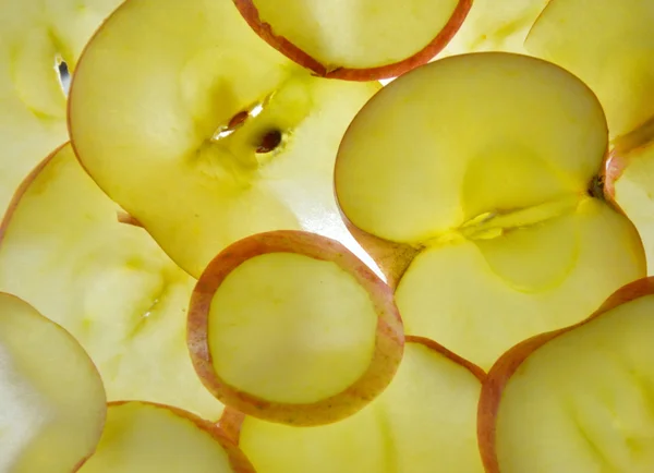 Apple slicing — Stock Photo, Image