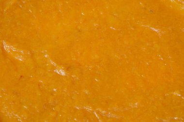 Mango karıştırın karışım plastik plaka üzerinde