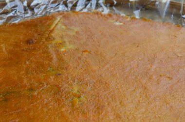 Mango sepet harman üzerinde karışımı ilave edin