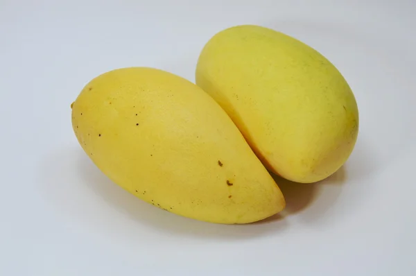 Mango ripen on white background — Stock Photo, Image