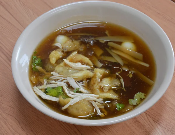 Braised fish maw in red gravy — Stock Photo, Image