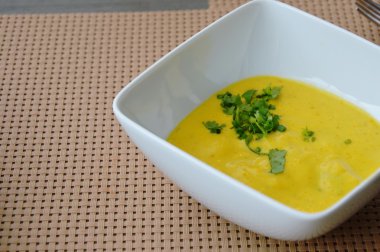 Kasede balkabağı çorbası