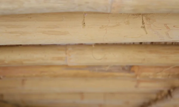 Textura de piso de bambu da casa tailandesa — Fotografia de Stock