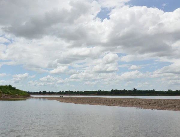 Krajina Mekong řeka v Thajsku — Stock fotografie