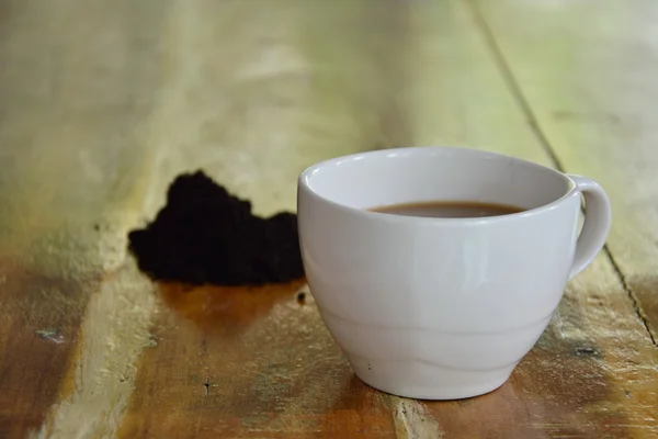 커피 컵과 커피 스크럽 — 스톡 사진