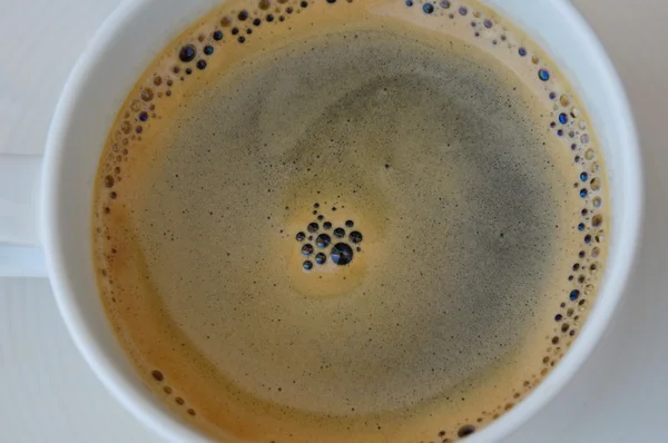 Caffè nero nella tazza — Foto Stock