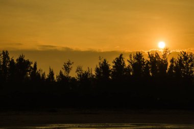 Güneşin doğuşundan gelen olumlu titreşimler ıssız bir sahilde