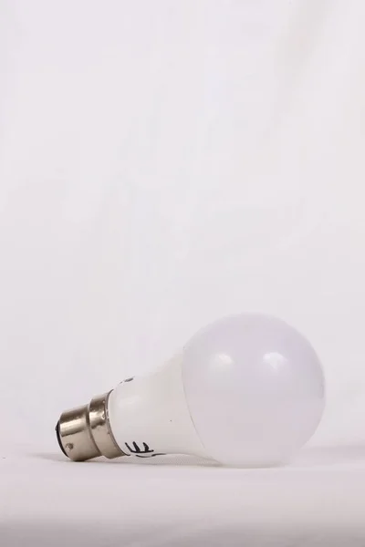 An LED bulb with a white tone
