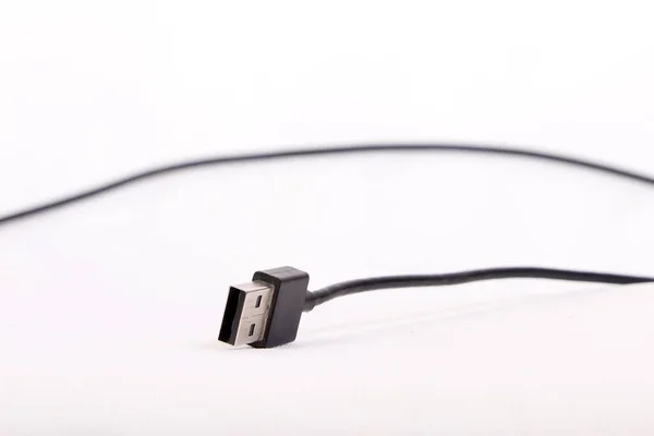 Een Usb Kabel Voor Mobiel Opladen — Stockfoto