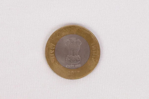 Десять Індійських Рупій — стокове фото