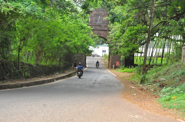 Kościół Katedralny Goa Indie — Zdjęcie stockowe