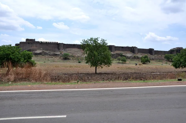 Fort Naldurg Dawniej Siedziba Powiatu Znajduje Się Osmanabadzie Stanie Maharashtra — Zdjęcie stockowe