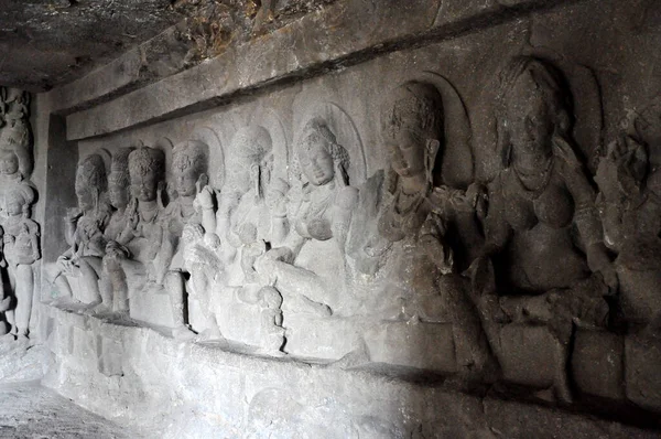 Turistplatsen Känd Som Ellora Grottor Aurangabad Maharashtra Indien — Stockfoto