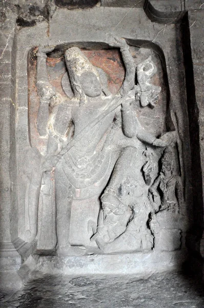 Toeristische Plaats Bekend Als Ellora Grotten Aurangabad Maharashtra India — Stockfoto