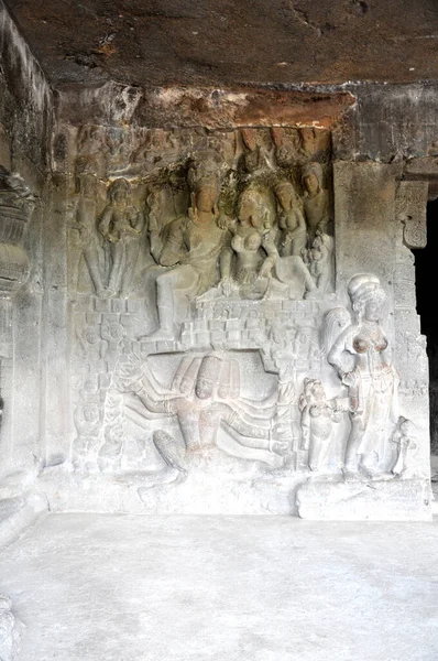 Lugar Turístico Conhecido Como Cavernas Ellora Aurangabad Maharashtra Índia — Fotografia de Stock