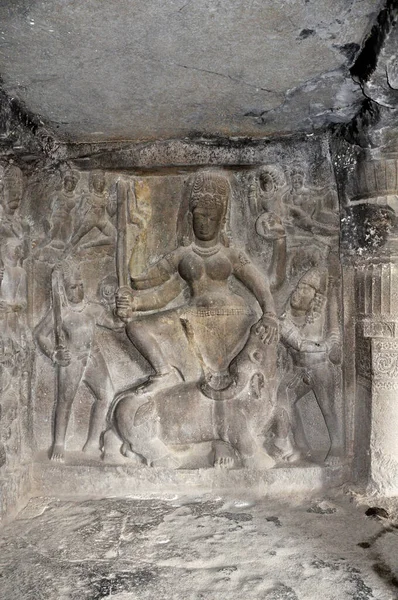 Turistplatsen Känd Som Ellora Grottor Aurangabad Maharashtra Indien — Stockfoto