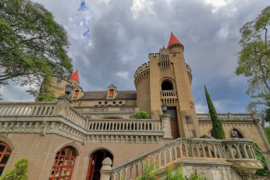 Medellin, Antioquia, Colombia: exterior of museum and cultural center Museo El Castillo. Latin America cultural landmark. Free use for photographer - community own. Desktop wallpaper