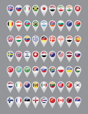 İşaretleri bayrakları ile