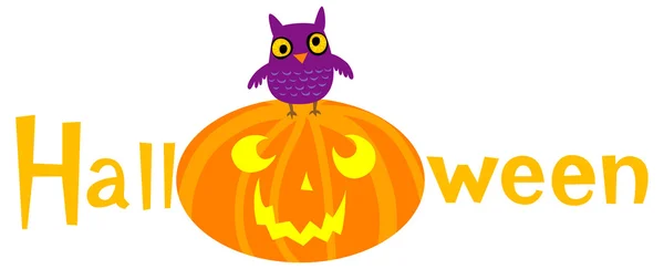 Halloween wenskaart — Stockvector