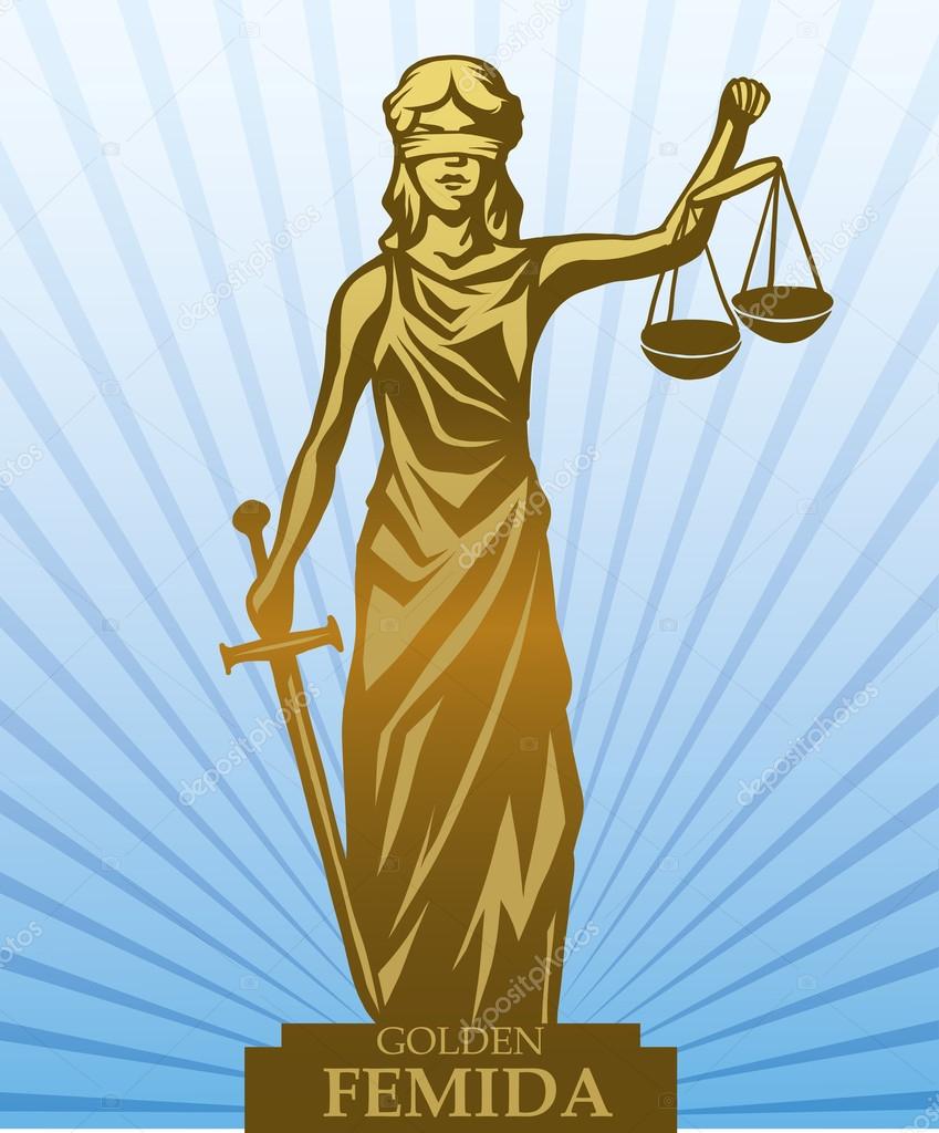 Femida, lady justice