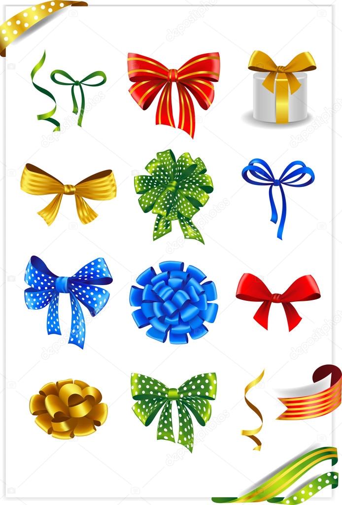 Gift bows set