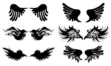 Sanatsal vektör kanatları