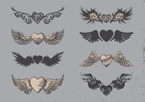 24 257 Heart With Wings Vector Images Free Royalty Free Heart With Wings Vectors Depositphotos
