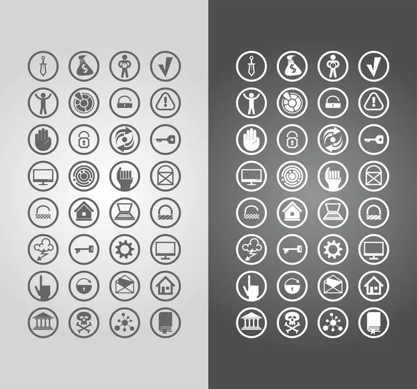 Iconos de negocios — Vector de stock