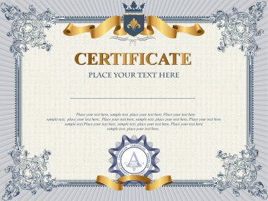 Sertifika Şablonu.