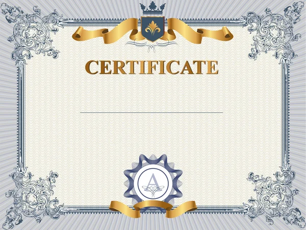 sertifikası veya kupon şablonu