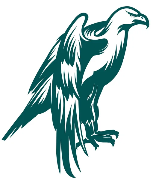 Стилизованный символ орла Векторная Графика