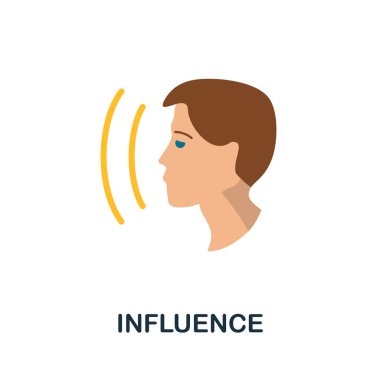 Etki simgesi. Yaratıcılık koleksiyonundan basit bir element. Web tasarımı, şablonlar, bilgi grafikleri ve daha fazlası için yaratıcı Influence simgesi