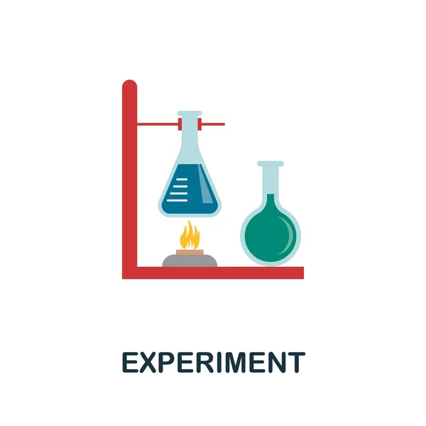 Kokeiluikoni. Yksinkertainen elementti luovuudesta kokoelma. Creative Experiment kuvake web design, malleja, infografiikka ja enemmän — vektorikuva