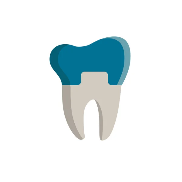 Ícone Coroa Dentária Ilustração Simples Coleção Odontologia Ícone Monocromático Coroa —  Vetores de Stock