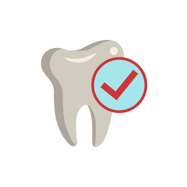 Ícone Exame Dentário Ilustração Simples Coleção Odontologia Ícone Check Dental —  Vetores de Stock