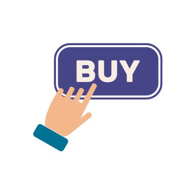 Satın alma simgesi. E-ticaret koleksiyonundan basit bir illüstrasyon. Web tasarımı, şablonlar ve bilgi grafikleri için tek renkli satın alma simgesi.