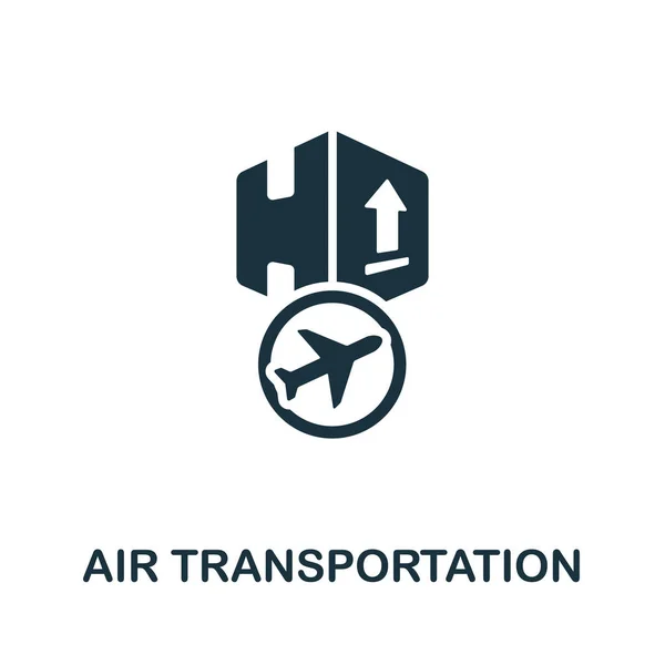 Icono Transporte Aéreo Ilustración Simple Icono Transporte Aéreo Para Diseño — Vector de stock