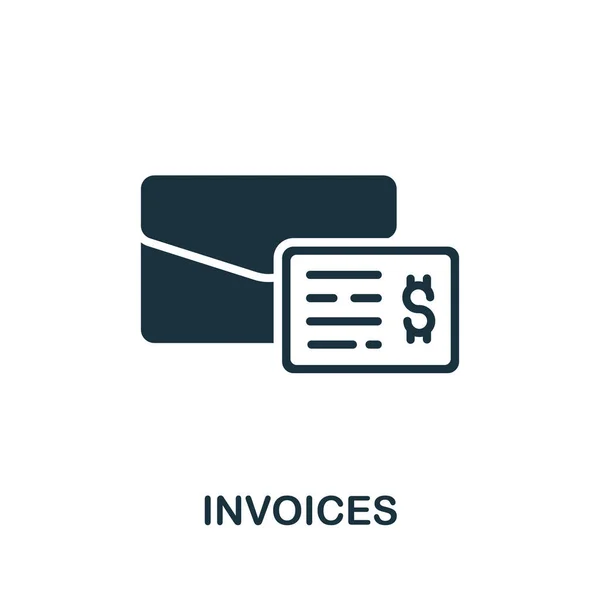 Invoices Icon Simple Illustration Invoices Icon Web Design Templates Infographics — Stock Vector