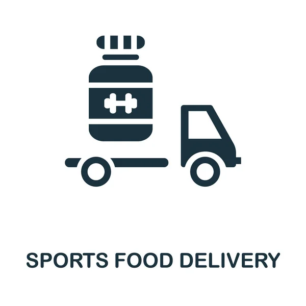 Icona Sport Food Delivery Semplice Illustrazione Dalla Collezione Consegna Icona — Vettoriale Stock