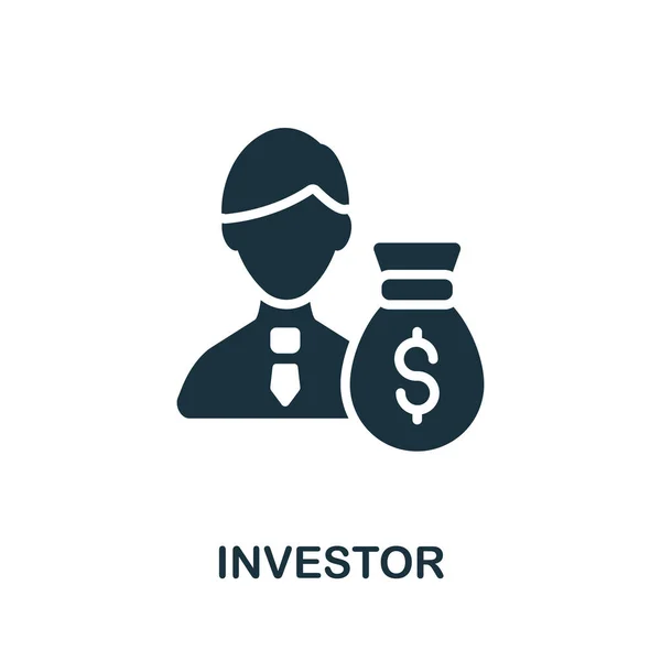 Investeerder icoon. Eenvoudig element uit investeringscollectie. Creative Investor icoon voor webdesign, sjablonen, infographics en meer — Stockvector