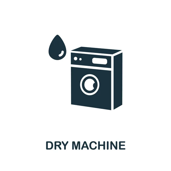 Icône Machine sèche. Illustration simple de la collection blanchisserie. Icône Creative Dry Machine pour la conception Web, les modèles, les infographies et plus encore — Image vectorielle