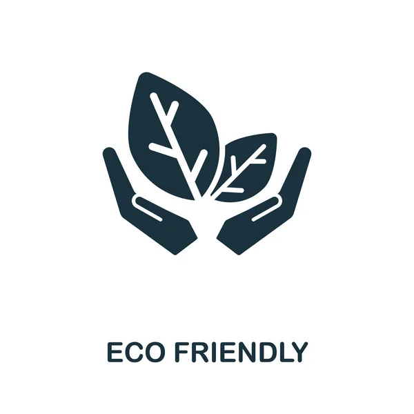 Eco Friendly icon from organic farming collection. Simple line Eco Friendly icon for templates, web design and infographics — Stock Vector