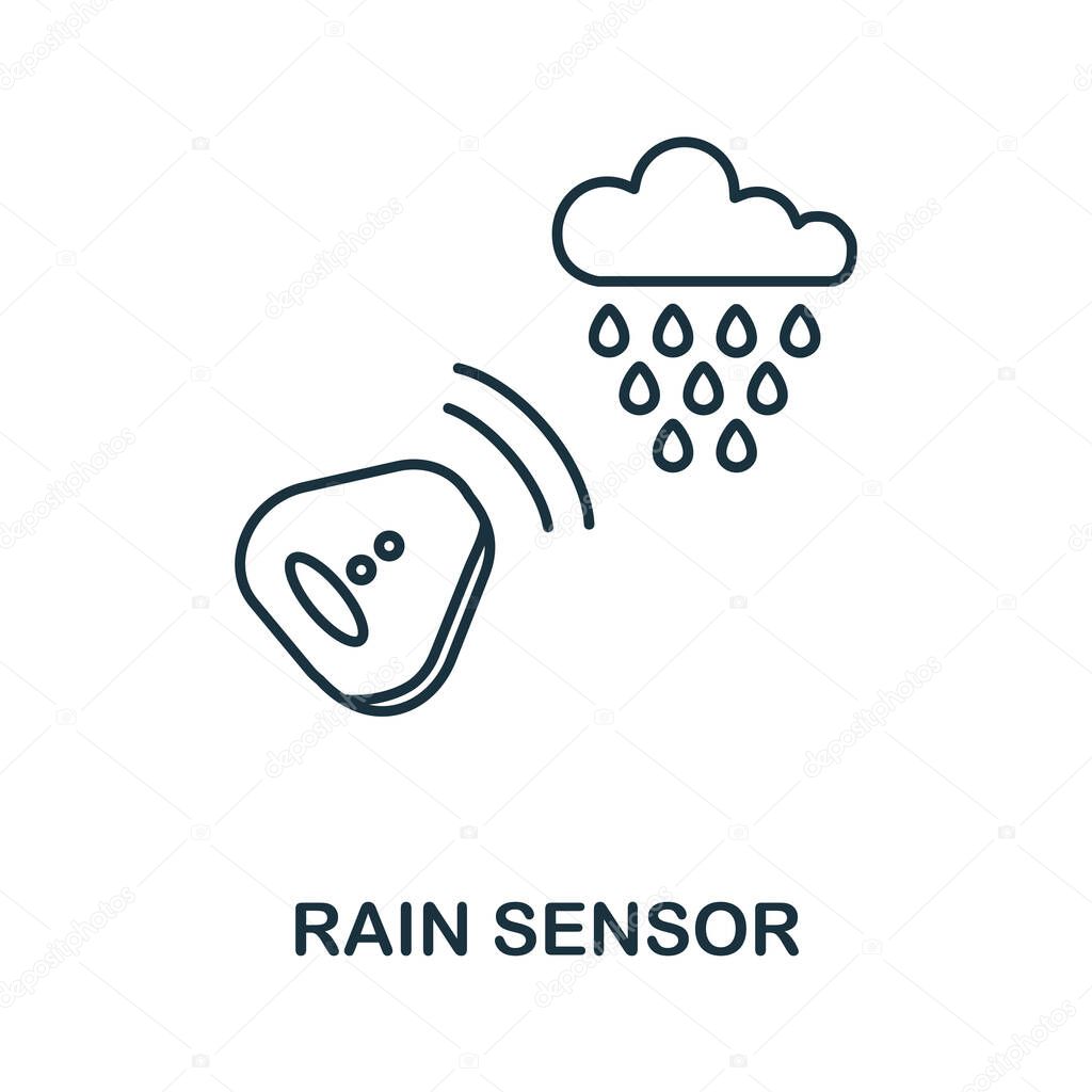 Rain Sensor icon. Simple element from sensors icons collection. Creative Rain Sensor icon ui, ux, apps, software and infographics