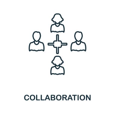 Callaberation ikonu. Sosyal medya koleksiyonundan basit bir öge. Web tasarımı, şablonlar, bilgi grafikleri ve daha fazlası için yaratıcı Callaberation simgesi